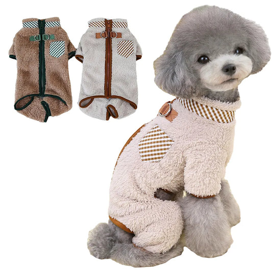 Soft Warm Dog Jumpsuits