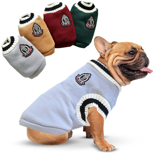 V NECK Dog Vest Sweaters