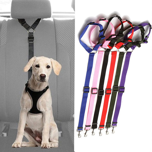 Dogs Car Seat Belts Adjustable